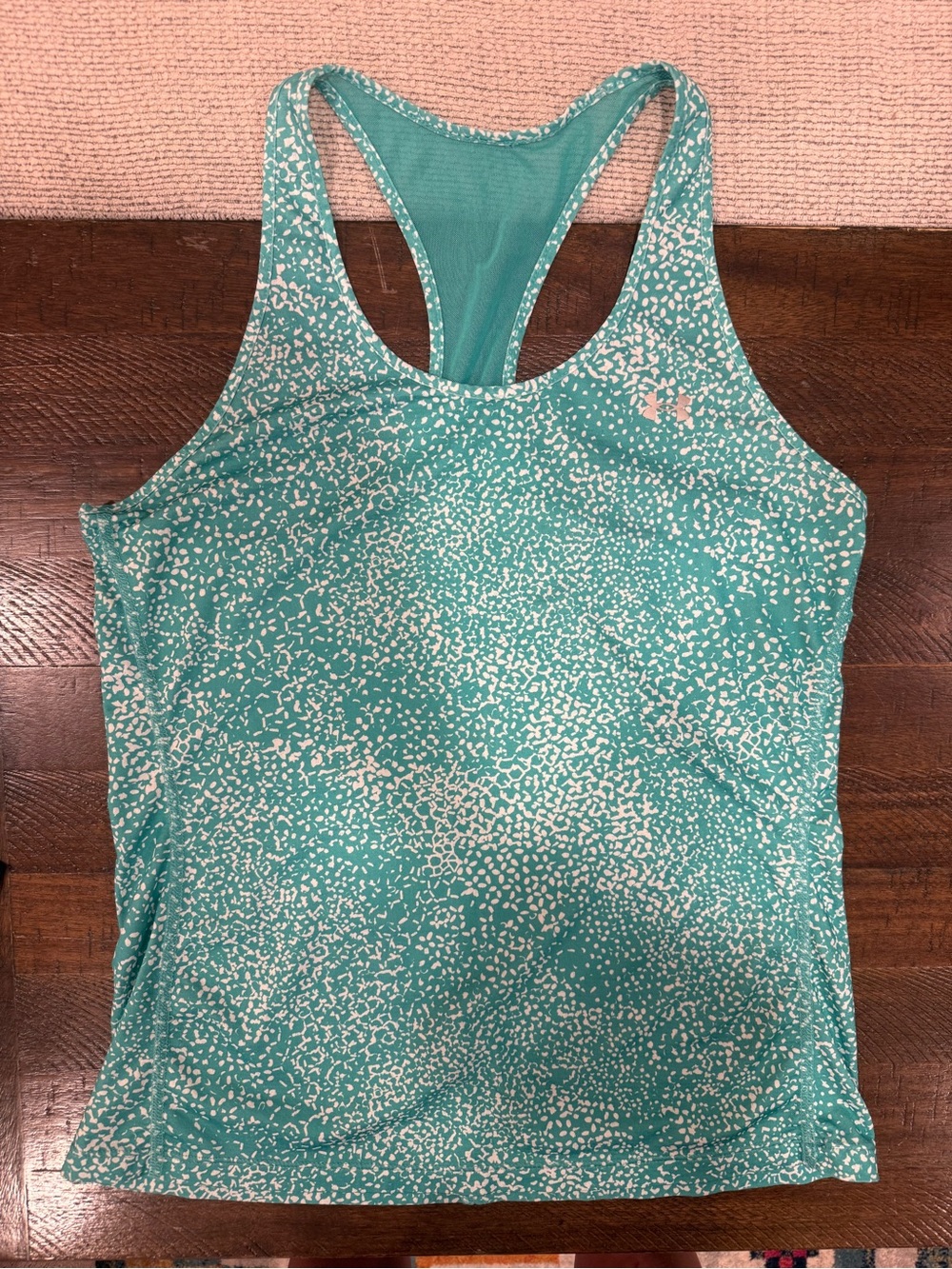 Women’s Under Armour Teal Speckled Racerback Tank - Size Medium